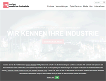 Tablet Screenshot of mi-verlag.de